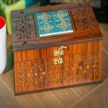 جعبه چوبی تزئینی آجیل و خشکبار